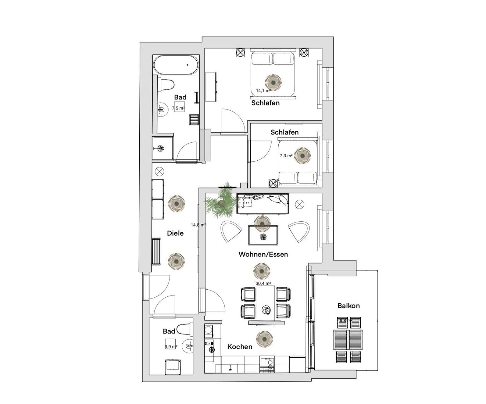 Appartamento Pineapple Zwinger Vii - 78 Qm - 1x Free Parking - Dresda